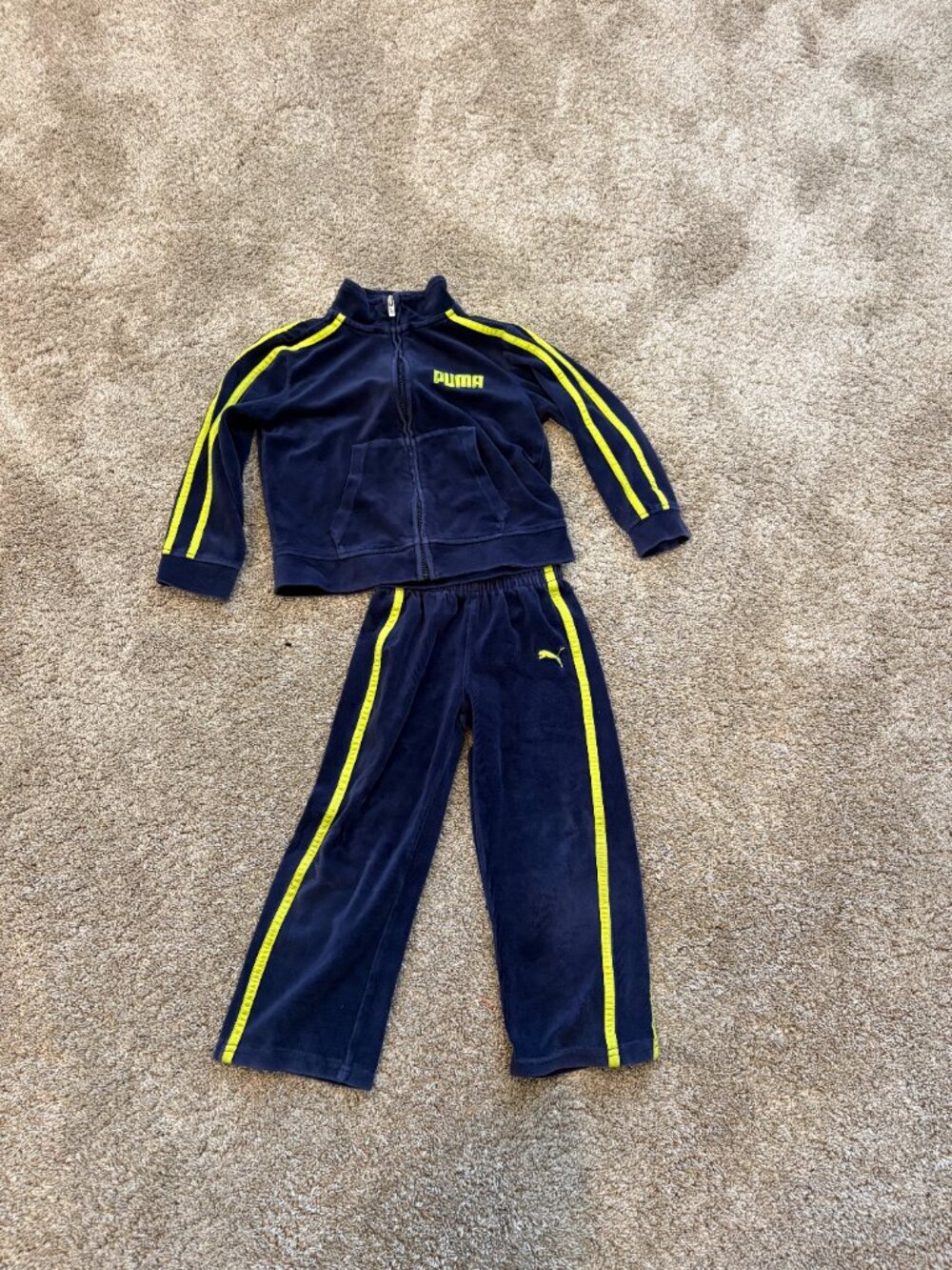 Puma velour tracksuit